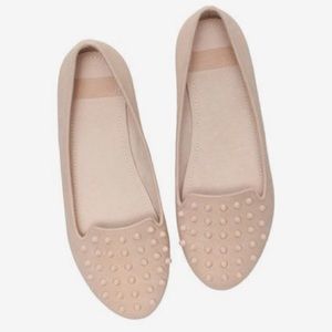 NWT! DISCONTINUED Zara Girls Stud Flat Shoes Size 1 (33)
